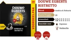Douwe Egberts Espresso Ristretto (12) - 10 X 20 Koffiecups 13 Douwe Egberts Espresso Ristretto (12) - 10 X 20 Koffiecups -Beste Koffie Winkel 1200x681