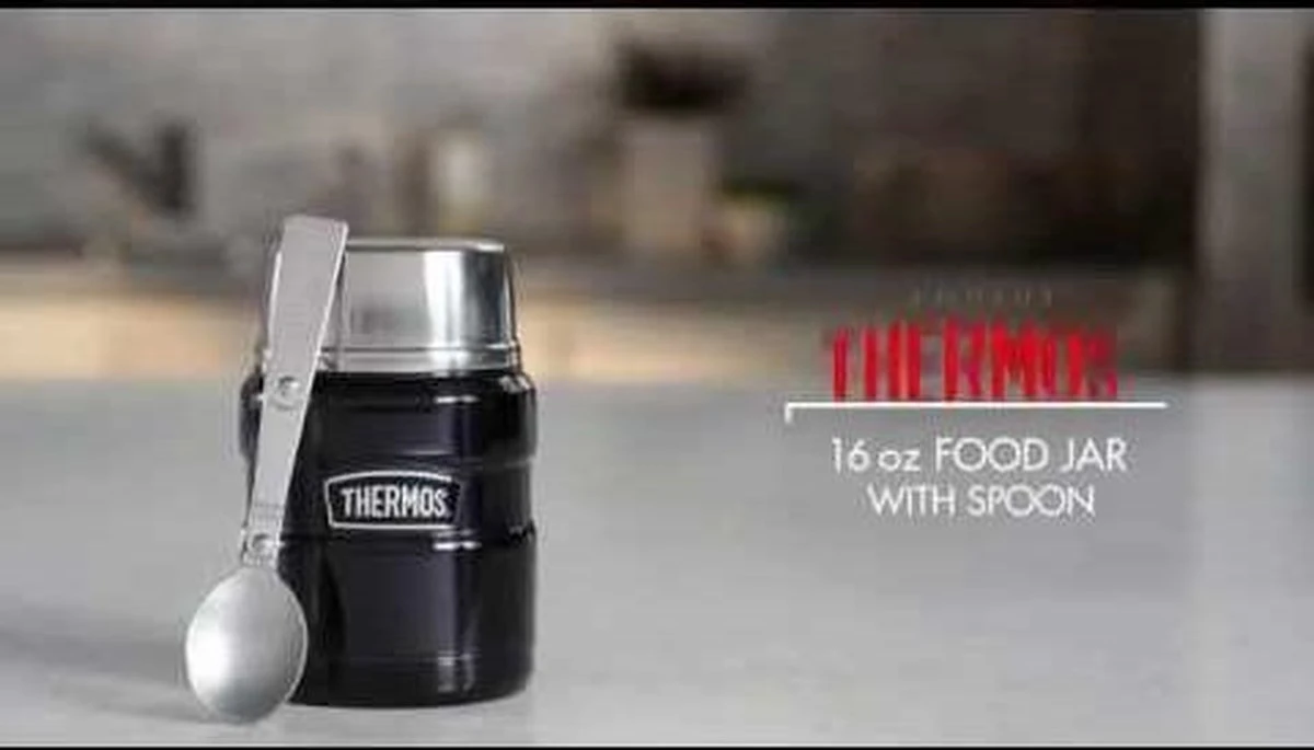 Thermos King Voedseldrager - 47 Cl - Mat Zwart 13 Thermos King Voedseldrager - 47 Cl - Mat Zwart - Afbeelding 11