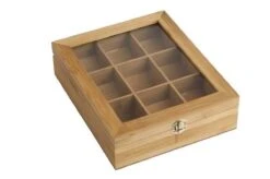 Bredemeijer - Theedoos 9-vaks Venster Bamboe Natural -Beste Koffie Winkel 1200x798 1