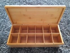 Theedoos Bamboe - Thee - 12 Vaks -Beste Koffie Winkel 1200x900 11