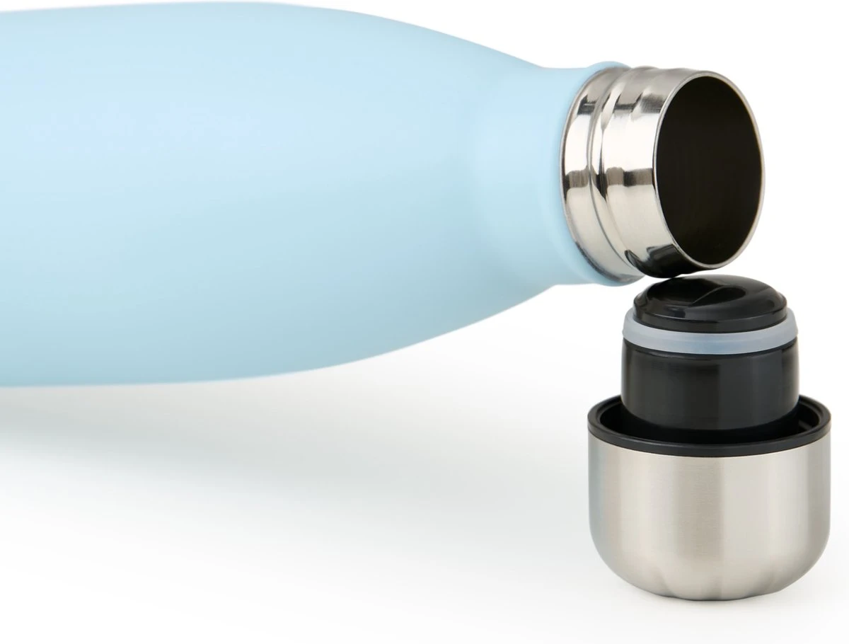 Blumtal Thermosfles - Met Dubbele Wand - Thermosbeker Koffie, Thee En Koele Dranken - Travel Mug - 750ml - Lichtblauw 5 Blumtal Thermosfles - Met Dubbele Wand - Thermosbeker Koffie, Thee En Koele Dranken - Travel Mug - 750ml - Lichtblauw - Afbeelding 3