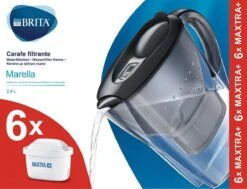 BRITA - Waterfilterkan Marella Cool - Grafiet - 2,4L + 6 MAXTRA+ Waterfilterpatronen -Beste Koffie Winkel 1200x919