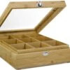 Bredemeijer - Theedoos 9-vaks Venster Bamboe Natural 2 Bredemeijer - Theedoos 9-vaks Venster Bamboe Natural -Beste Koffie Winkel 1200x943