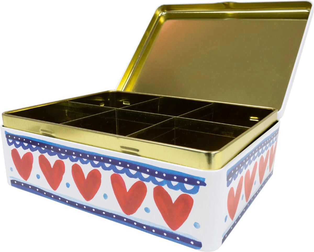 Theeblik - 25 Cm - Hollandse Cadeautjes - Holland Souvenir - Typisch Nederlands 4 Theeblik - 25 Cm - Hollandse Cadeautjes - Holland Souvenir - Typisch Nederlands - Afbeelding 2