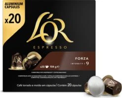 L'OR Espresso Forza Koffiecups - Intensiteit 9/12 - 10 X 20 Capsules -Beste Koffie Winkel 1200x968 2