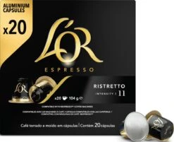 L'OR Espresso Ristretto Koffiecups - Intensiteit 11/12 - 10 X 20 Capsules -Beste Koffie Winkel 1200x975 2