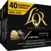 L'OR Espresso Ristretto Koffiecups - Intensiteit 11/12 - 4 X 40 Capsules -Beste Koffie Winkel 1200x984 2