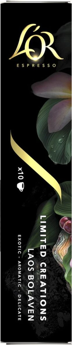 L'OR Espresso Limited Creations Laos Bolaven Koffiecups - Intensiteit 7/12 - 10 X 10 Capsules 10 L'OR Espresso Limited Creations Laos Bolaven Koffiecups - Intensiteit 7/12 - 10 X 10 Capsules -Beste Koffie Winkel 252x1200 2