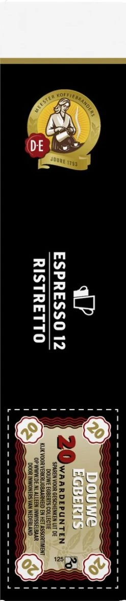 Douwe Egberts Espresso Ristretto (12) - 10 X 20 Koffiecups 15 Douwe Egberts Espresso Ristretto (12) - 10 X 20 Koffiecups -Beste Koffie Winkel 253x1200