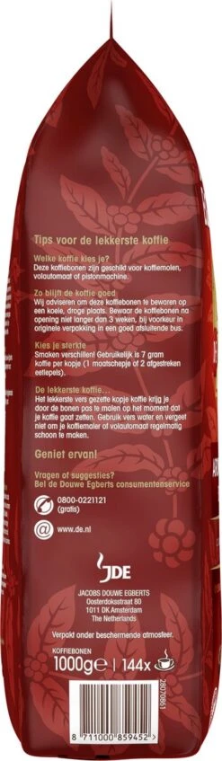 Douwe Egberts Aroma Rood Koffiebonen - 4 X 1000 Gram - Extra Grote Verpakking -Beste Koffie Winkel 350x1200 2