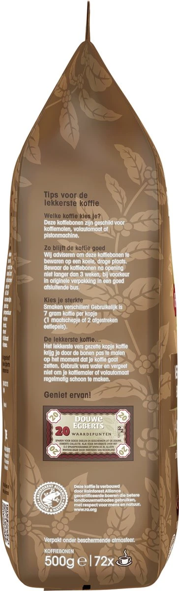 Douwe Egberts Verfijnd Koffiebonen - 4 X 500 Gram 11 Douwe Egberts Verfijnd Koffiebonen - 4 X 500 Gram - Afbeelding 9