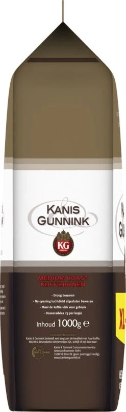 Kanis & Gunnink Medium Roast Koffiebonen - 4 X 1000 Gram - Voordeelverpakking -Beste Koffie Winkel 369x1200 1