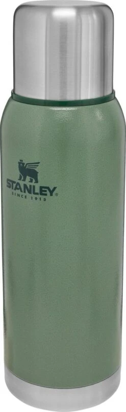 Stanley The Stainless Steel Vacuum Bottle 1,0L - Thermosfles - Hammertone Green -Beste Koffie Winkel 369x1200