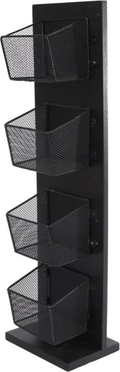 Gifts Amsterdam Theerek Mandy 1x4 12x8x42 Cm Hout En Metaal Zwart -Beste Koffie Winkel 390x1200