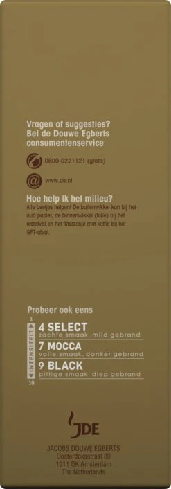 Douwe Egberts Excellent Filterkoffie - 6 X 500 Gram -Beste Koffie Winkel 420x1200 1