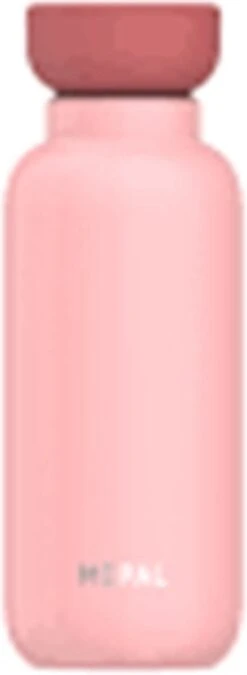 Mepal – Isoleerfles Ellipse 350 Ml – Houdt Je Drankje 9 Uur Warm En 12 Uur Koud – Nordic Pink – Geschikt Voor Bruiswater – Thermosfles – Lekdicht -Beste Koffie Winkel 439x1200