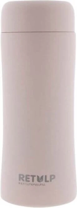 Retulp - Tumbler Thermosbeker – Champagne Pink – 300 Ml - Thermosfles - Roze -Beste Koffie Winkel 445x1200
