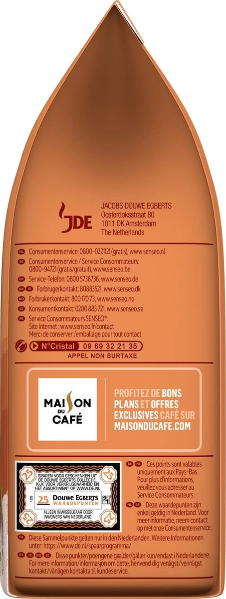 Senseo Gold Intense Koffiepads - 7/9 Intensiteit - 4 X 36 Pads 5 Senseo Gold Intense Koffiepads - 7/9 Intensiteit - 4 X 36 Pads - Afbeelding 3