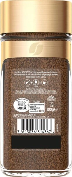 Nescafé Gold Decafé Oploskoffie - 6 Potten à 100 Gram -Beste Koffie Winkel 488x1200