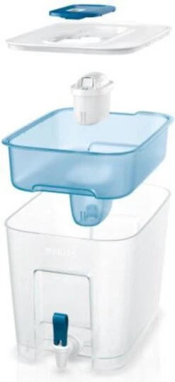 BRITA - Waterfilterkan Flow Cool - Blauw - 8,2L -Beste Koffie Winkel 550x1200