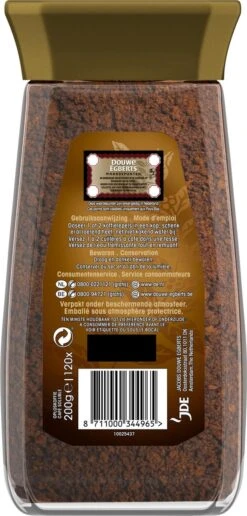 Douwe Egberts Gold Oploskoffie - 6 X Pot Van 200 Gram -Beste Koffie Winkel 574x1200