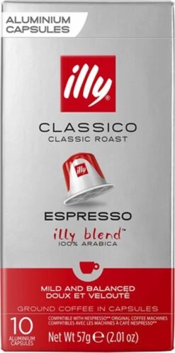 Illy Espresso Classico Koffiecups - Intensiteit 5/9 - 10 X 10 Capsules -Beste Koffie Winkel 596x1200