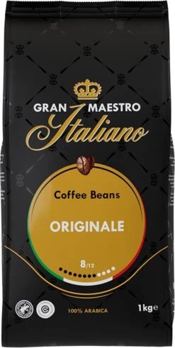 Gran Maestro Italiano - Orginale - Koffiebonen - Bonen Voor Espresso En Lungo - Arabica – 4 X 1kg -Beste Koffie Winkel 602x1200 3