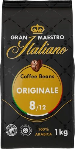 Gran Maestro Italiano - Orginale - Koffiebonen - Bonen Voor Espresso En Lungo - Arabica – 4 X 1kg -Beste Koffie Winkel 602x1200 4