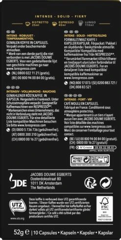 L'OR Espresso Forza Koffiecups - Intensiteit 9/12 - 10 X 10 Capsules -Beste Koffie Winkel 606x1200 2