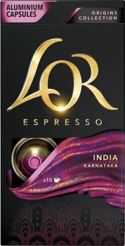 L'OR Espresso Origins India (10) - 10 X 10 Koffiecups 15 L'OR Espresso Origins India (10) - 10 X 10 Koffiecups -Beste Koffie Winkel 614x1200 1