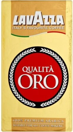 Lavazza Qualita Oro Gemalen / Filterkoffie - 250 Gram Krimp X20 -Beste Koffie Winkel 666x1200 2