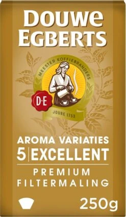 Douwe Egberts Excellent - Filterkoffie - 12 X 250 Gram 16 Douwe Egberts Excellent - Filterkoffie - 12 X 250 Gram -Beste Koffie Winkel 699x1200