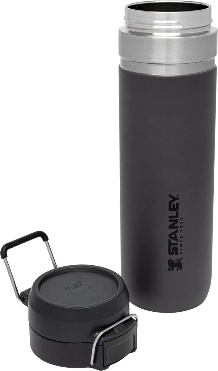 Stanley The Quick Flip Water Bottle 0,70L - Thermosfles - Charcoal 5 Stanley The Quick Flip Water Bottle 0,70L - Thermosfles - Charcoal - Afbeelding 3