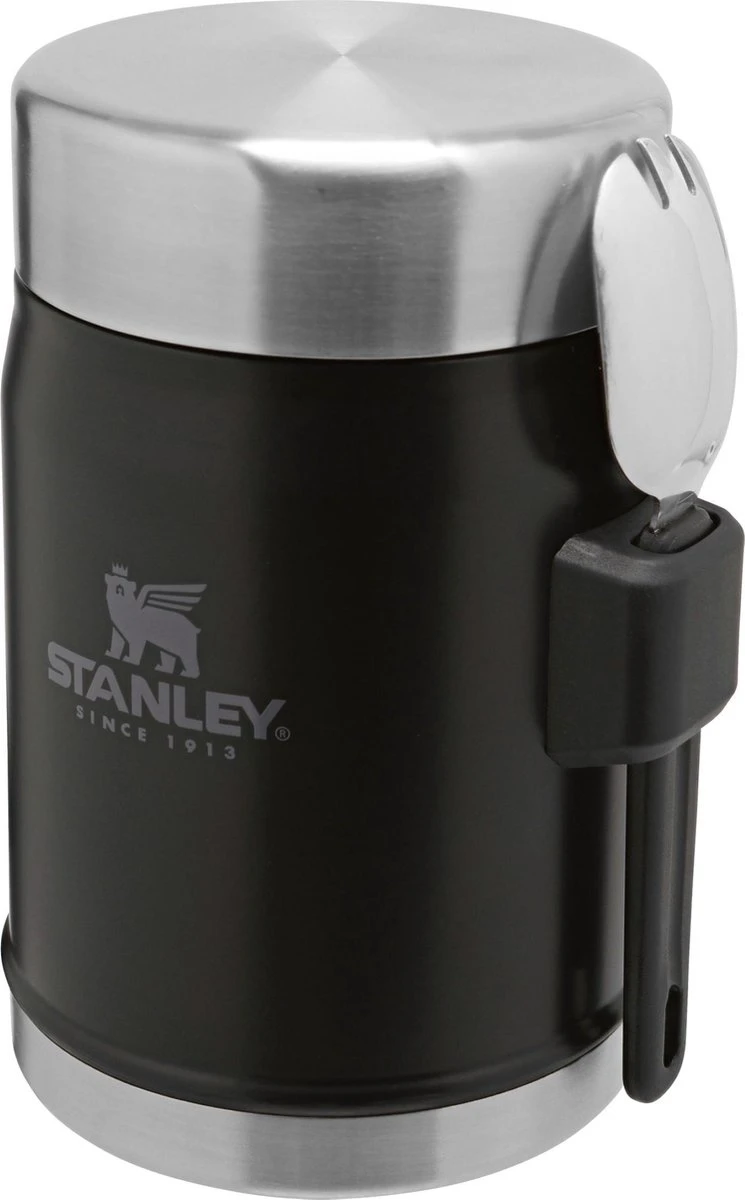 Stanley The Legendary Food Jar + Spork 0,4L - Thermosfles - Matt Black 3 Stanley The Legendary Food Jar + Spork 0,4L - Thermosfles - Matt Black