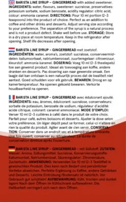 Fitcy | Koffiesiroop | Gingerbread | Barista Syrup | Zero | Vegan | Vetvrij | Suikervrij | Keto-vriendelijk | Koffie | Siroop | MET DOSEERPOMP | 1L -Beste Koffie Winkel 752x1200