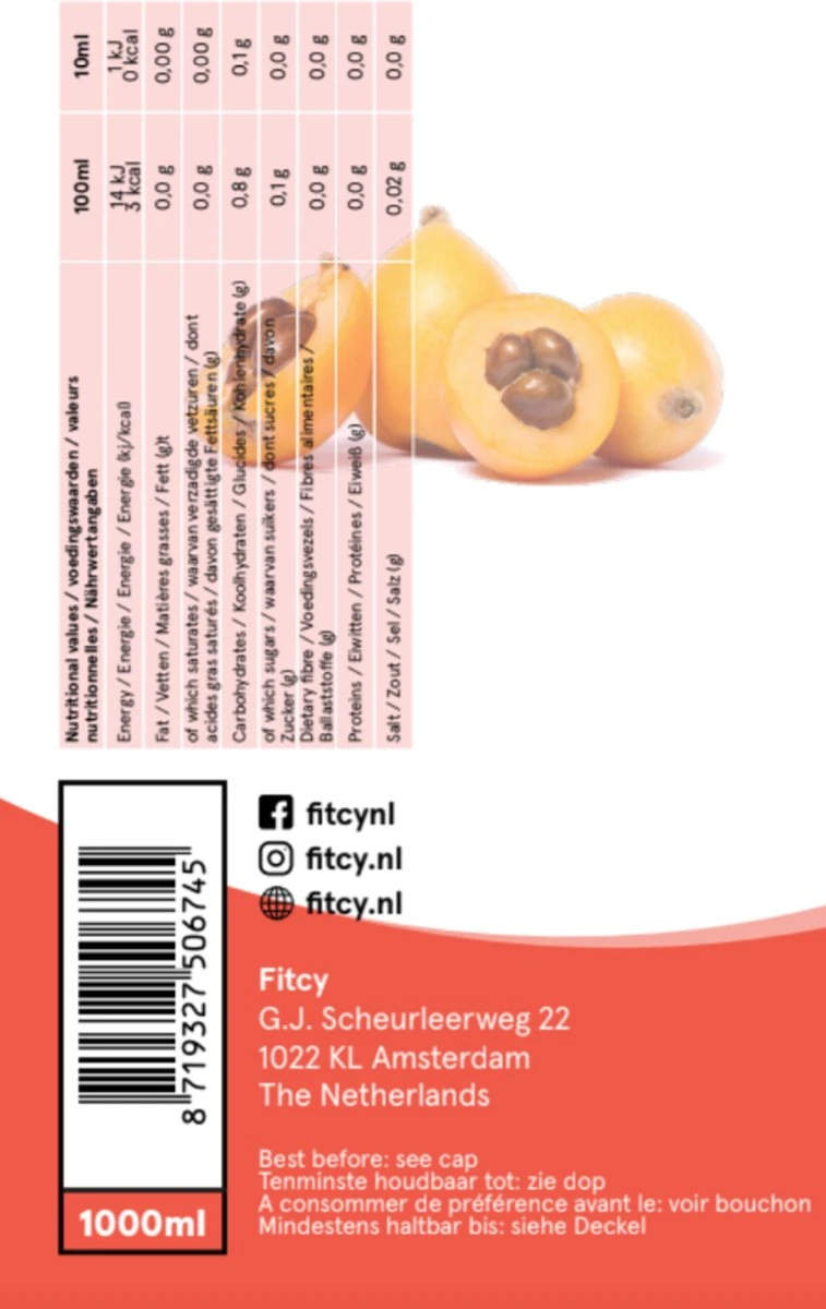 Fitcy | Koffiesiroop | Amaretto | Barista Syrup | Zero | Vegan | Vetvrij | Suikervrij | Keto-vriendelijk | Koffie | Siroop | MET DOSEERPOMP | 1L 6 Fitcy | Koffiesiroop | Amaretto | Barista Syrup | Zero | Vegan | Vetvrij | Suikervrij | Keto-vriendelijk | Koffie | Siroop | MET DOSEERPOMP | 1L - Afbeelding 4