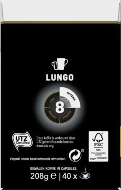 Douwe Egberts Lungo Intens (8) - 5 X 40 Koffiecups -Beste Koffie Winkel 765x1200 1