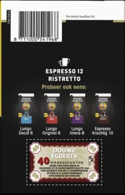 Douwe Egberts Espresso Ristretto Koffiecups (12) - 5 X 40 Koffiecups 10 Douwe Egberts Espresso Ristretto Koffiecups (12) - 5 X 40 Koffiecups -Beste Koffie Winkel 770x1200 2