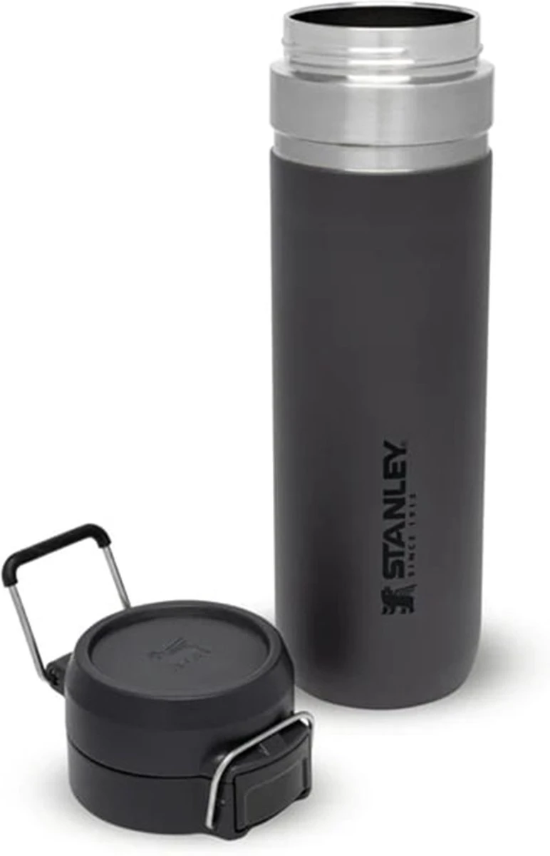 Stanley The Quick Flip Water Bottle 0,70L - Thermosfles - Charcoal 7 Stanley The Quick Flip Water Bottle 0,70L - Thermosfles - Charcoal - Afbeelding 5