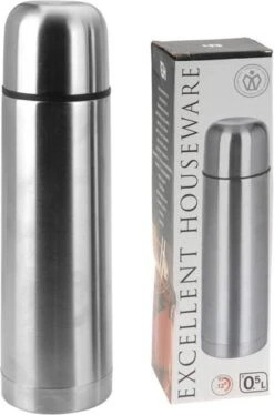 Merkloos Excellent Houseware Bullet Isolatiekan - 0,5 L - RVS -Beste Koffie Winkel 792x1200