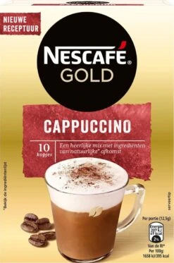 Nescafé Gold Cappuccino Oploskoffie - Ongezoet - 6 Doosjes à 10 Zakjes -Beste Koffie Winkel 794x1200 3
