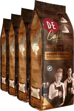 Douwe Egberts D.E Café Creatie Koffiebonen - 7/9 Intensiteit - 4 X 500 Gram -Beste Koffie Winkel 796x1200