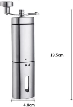 Comes In Handy - Koffiemolen Handmatig - Keramische Kern - Roestvrijstaal - Instelbare Maalgraad 16 Comes In Handy - Koffiemolen Handmatig - Keramische Kern - Roestvrijstaal - Instelbare Maalgraad -Beste Koffie Winkel 817x1200