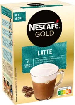 Nescafé Gold Latte Macchiato Oploskoffie - 6 Doosjes à 8 Zakjes 11 Nescafé Gold Latte Macchiato Oploskoffie - 6 Doosjes à 8 Zakjes -Beste Koffie Winkel 856x1200 3