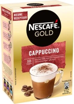 Nescafé Gold Cappuccino Oploskoffie - Ongezoet - 6 Doosjes à 10 Zakjes -Beste Koffie Winkel 857x1200 3