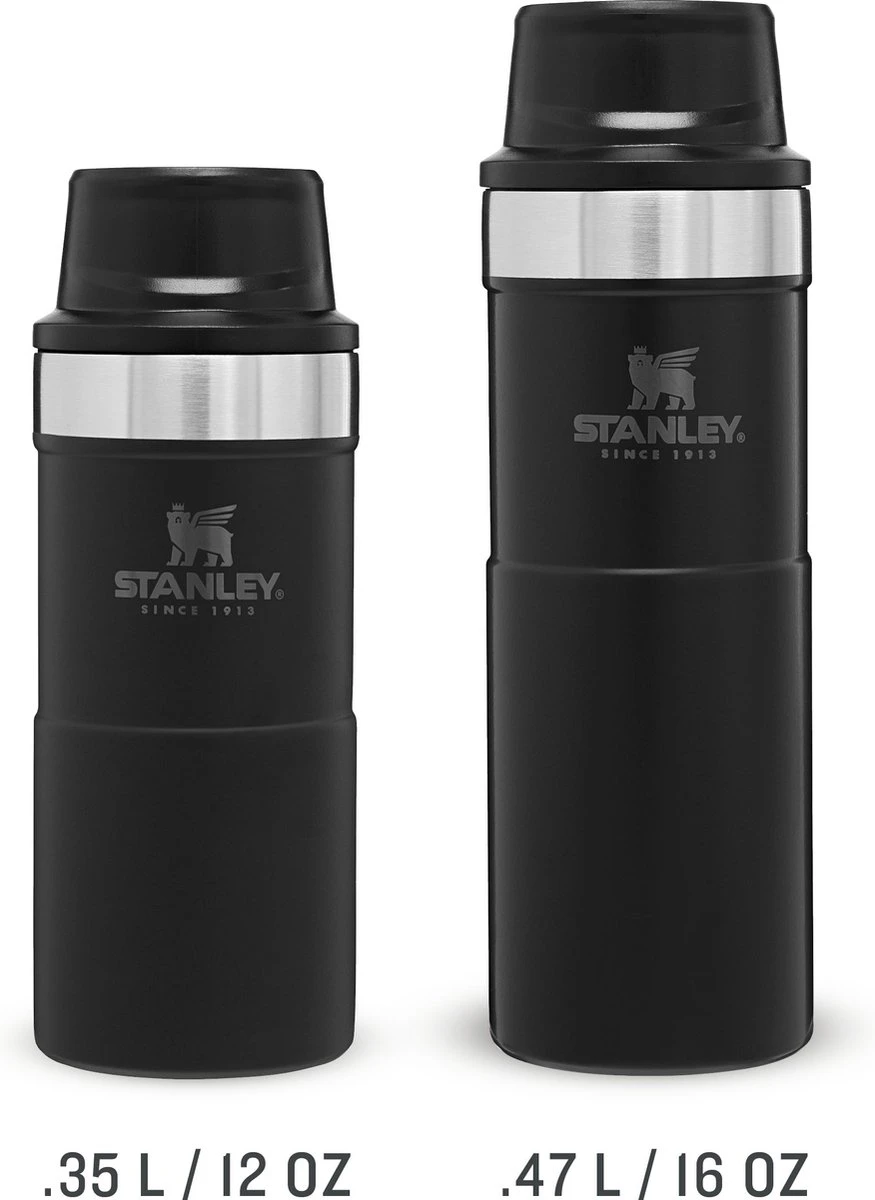 Stanley Trigger-Action Travel Mug 0.47L - Thermosfles - Matt Black 17 Stanley Trigger-Action Travel Mug 0.47L - Thermosfles - Matt Black - Afbeelding 15