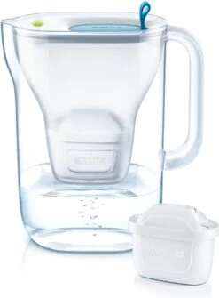 BRITA - Waterfilterkan Style Cool - Blauw - 2,4L + 3 MAXTRA+ Waterfilterpatronen -Beste Koffie Winkel 884x1200
