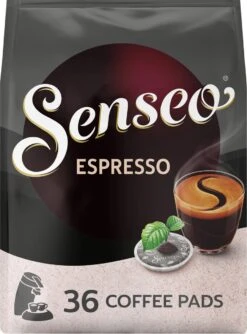 Senseo Espresso Koffiepads - 9/9 Intensiteit - 10 X 36 Pads 18 Senseo Espresso Koffiepads - 9/9 Intensiteit - 10 X 36 Pads -Beste Koffie Winkel 887x1200
