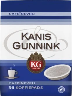 Kanis & Gunnink Cafeïnevrij Koffiepads - 10 X 36 Pads -Beste Koffie Winkel 898x1200