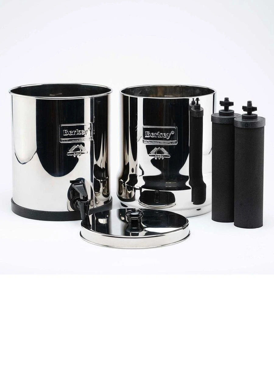 Big Berkey Set: Waterfilter 8,5L + RVS Kraantje + Standaard 5 Big Berkey Set: Waterfilter 8,5L + RVS Kraantje + Standaard - Afbeelding 3